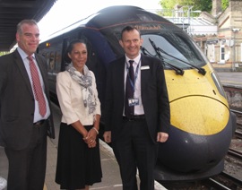 First HS train from Maidstone West