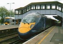 High Speed train at Sittingbourne